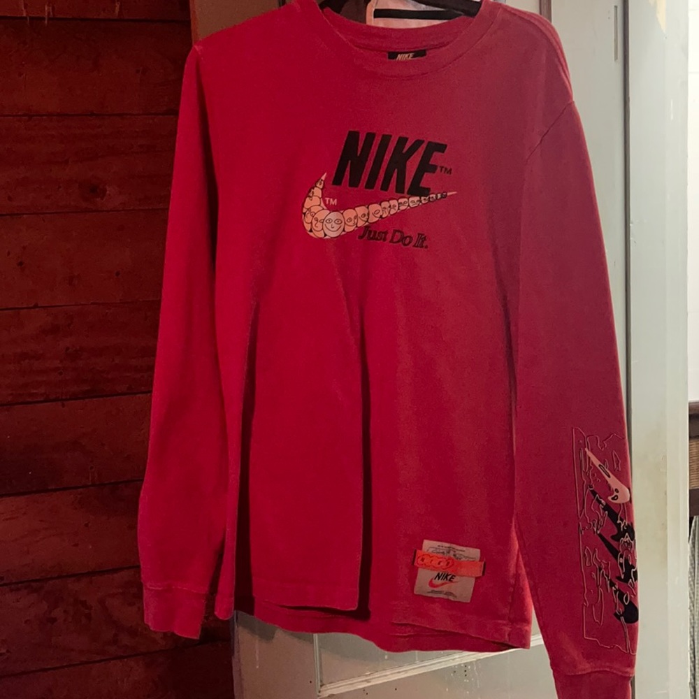 NIKE, Red long sleeve